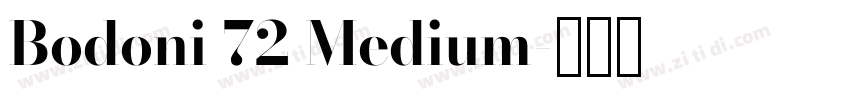 Bodoni 72 Medium字体转换